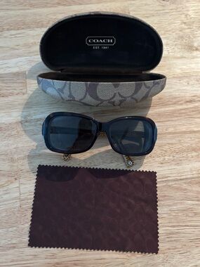 COACH HC 6004 LILLY 5033 TORTOISE EYEGLASSES GLASSES FRAME 50-15-135 B26mm Used